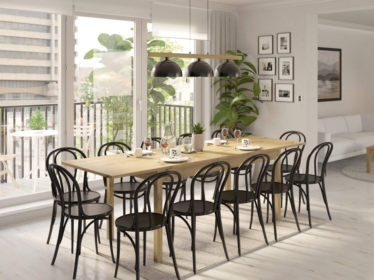 Stol Bristol 221 (Hrast Artisan)