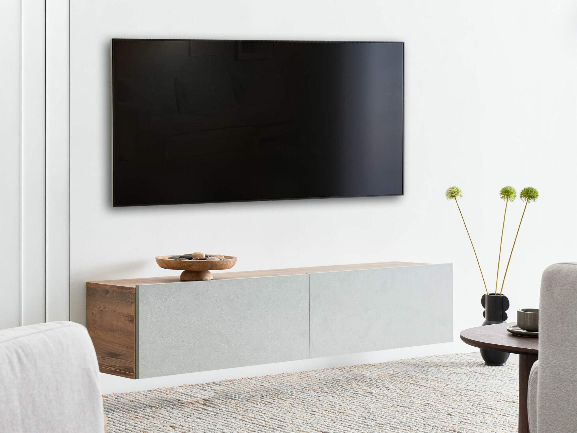 TV stol Berwyn 2663 (Svijetlo zelena + Smeđa)