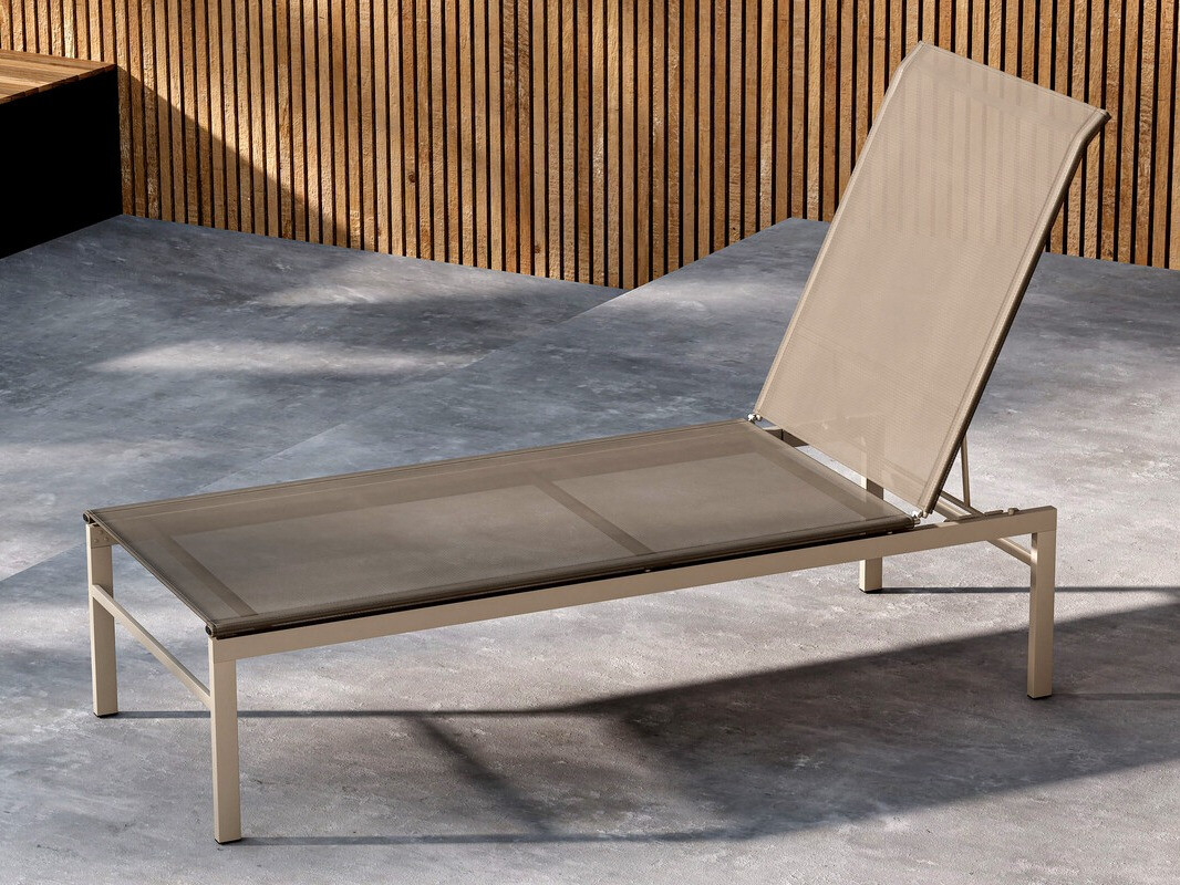 Vrtna ležaljka Dallas 4834 (Bež + Svijetlo smeđa)