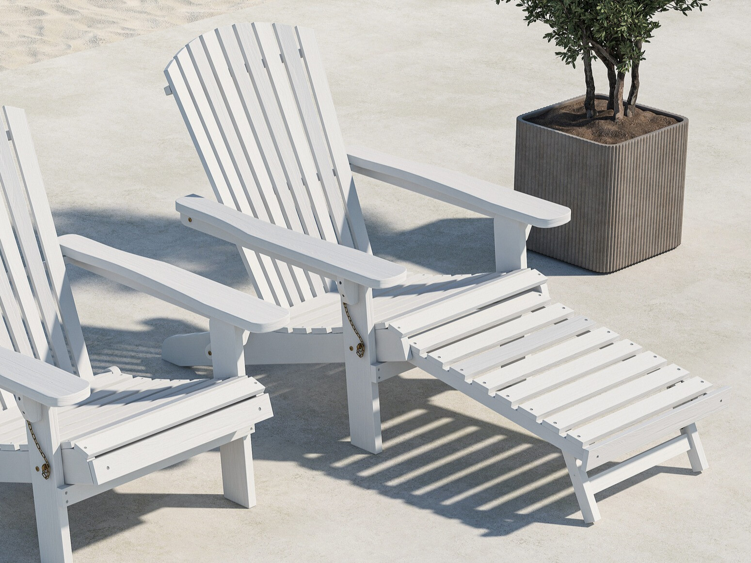 Vrtna ležaljka Dallas 4827 (Bijela)