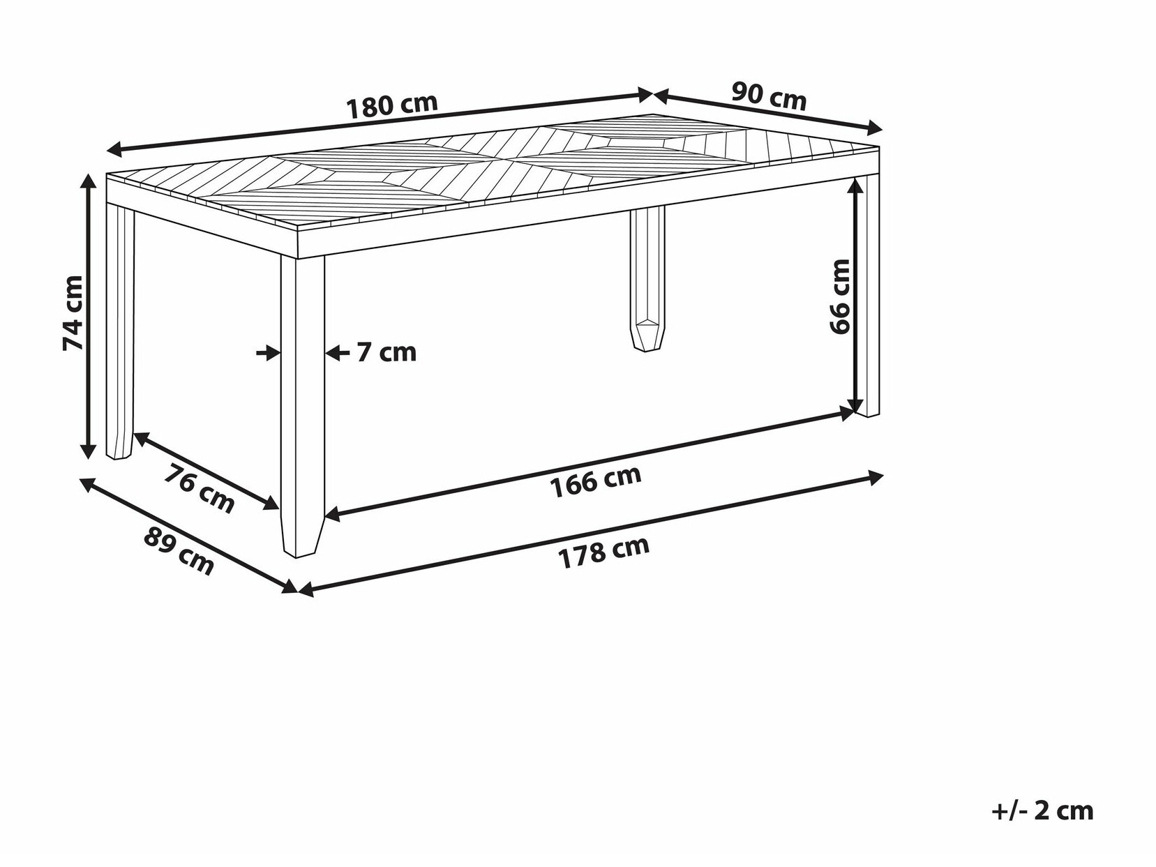 Vrtni stol Camenou 104