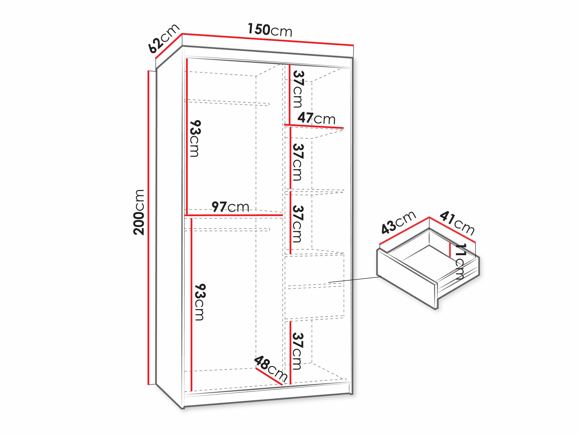 Ormar Hartford 502 (Artisan hrast)