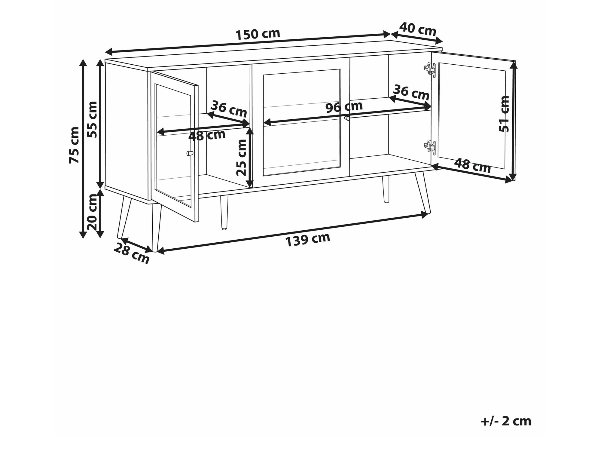 Ormarić Berwyn 2676