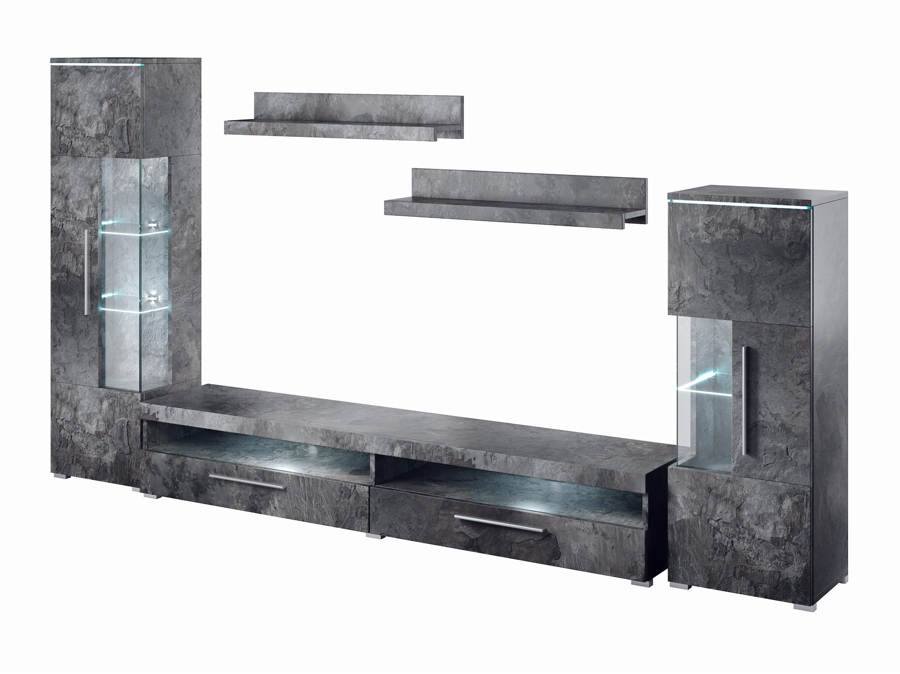 Set za dnevni boravak Torvire 107 (Tamni beton)