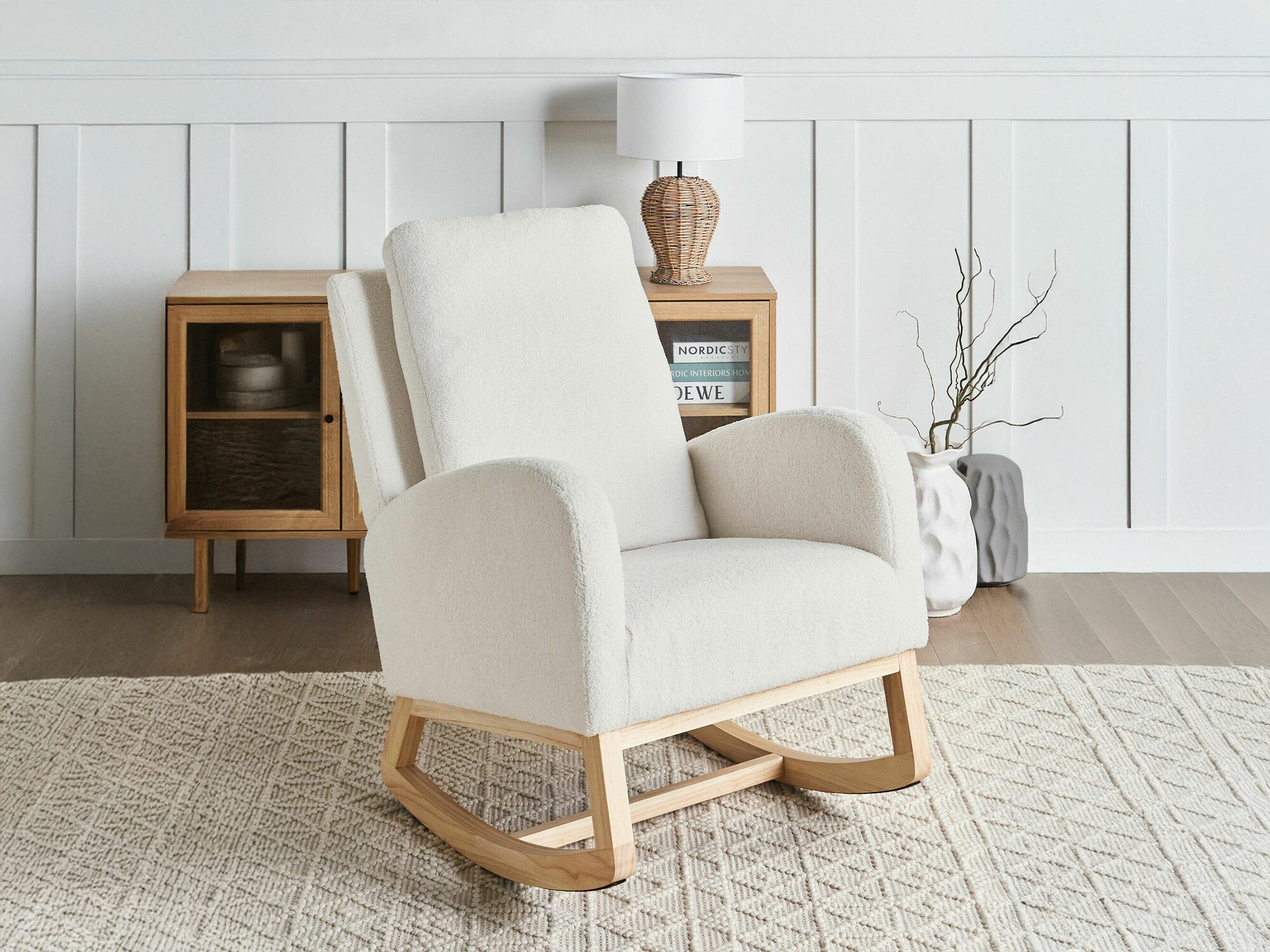 Stolica za ljuljanje Berwyn 2671 (Bijela)