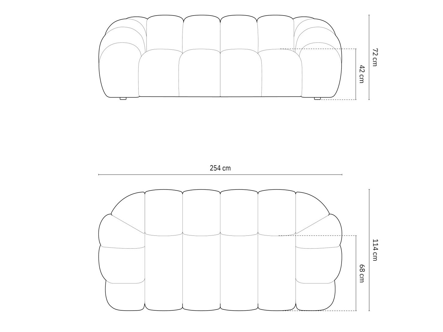Kauč Cirnolu 101 (Bubble 12)