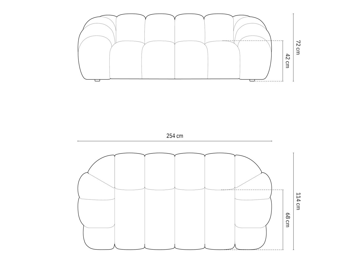 Kauč Cirnolu 101 (Bubble 3)
