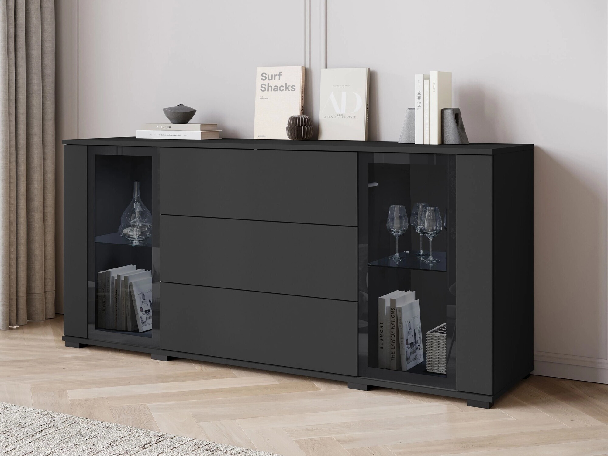 Komoda Torcame 101 (Crna)