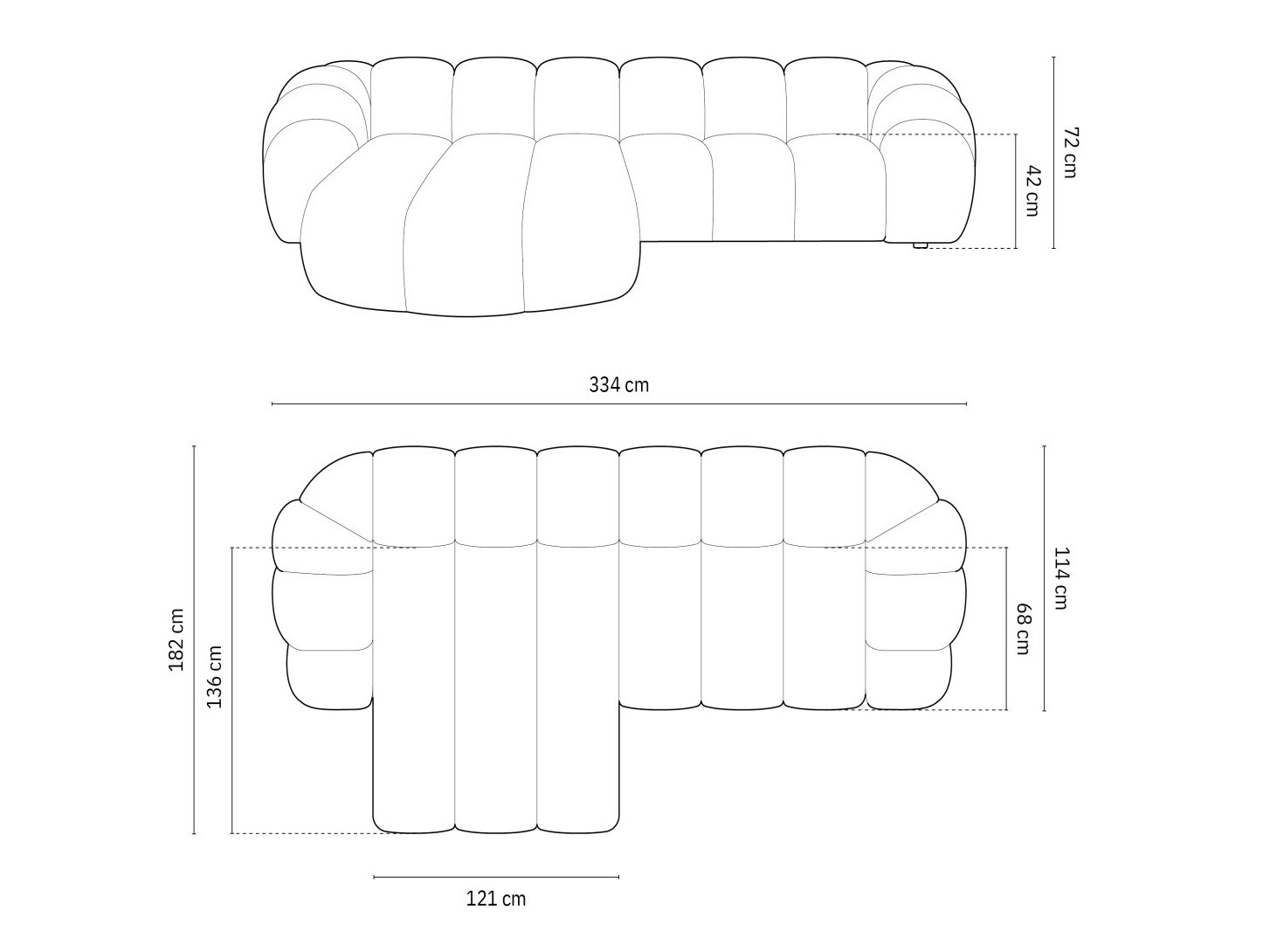 Kutna garnitura Cirnolu 103 (Bubble 12)