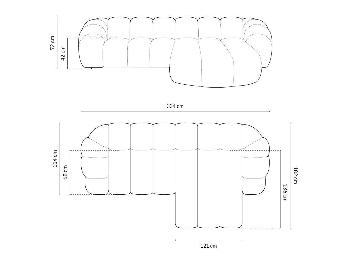 Kutna garnitura Cirnolu 103 (Bubble 12)