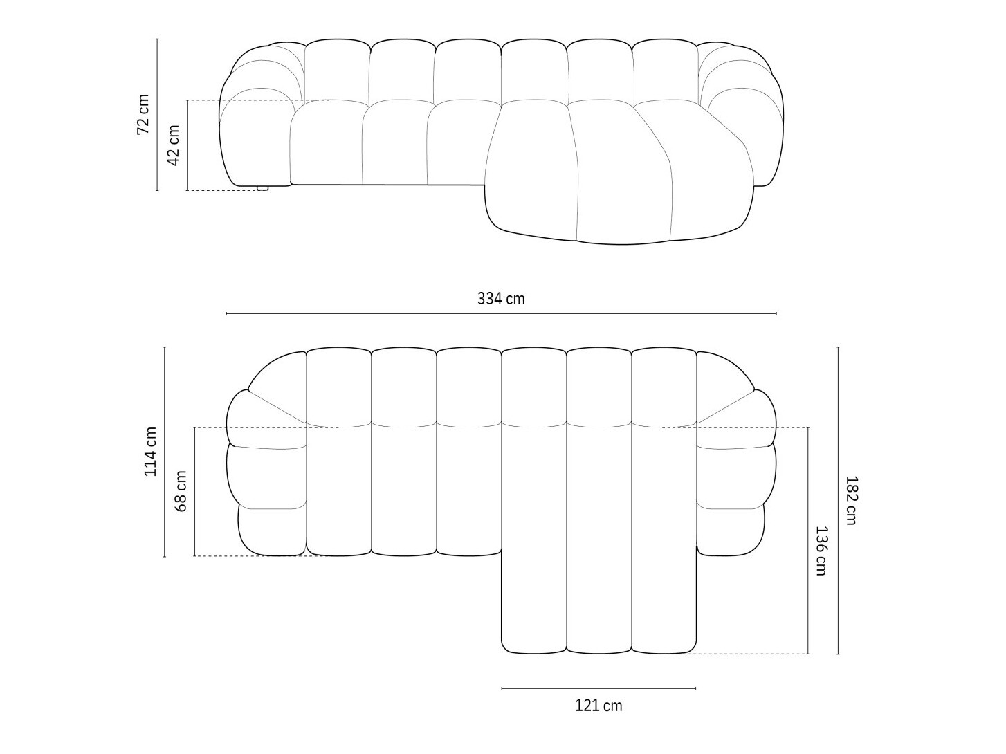 Kutna garnitura Cirnolu 103 (Bubble 13)