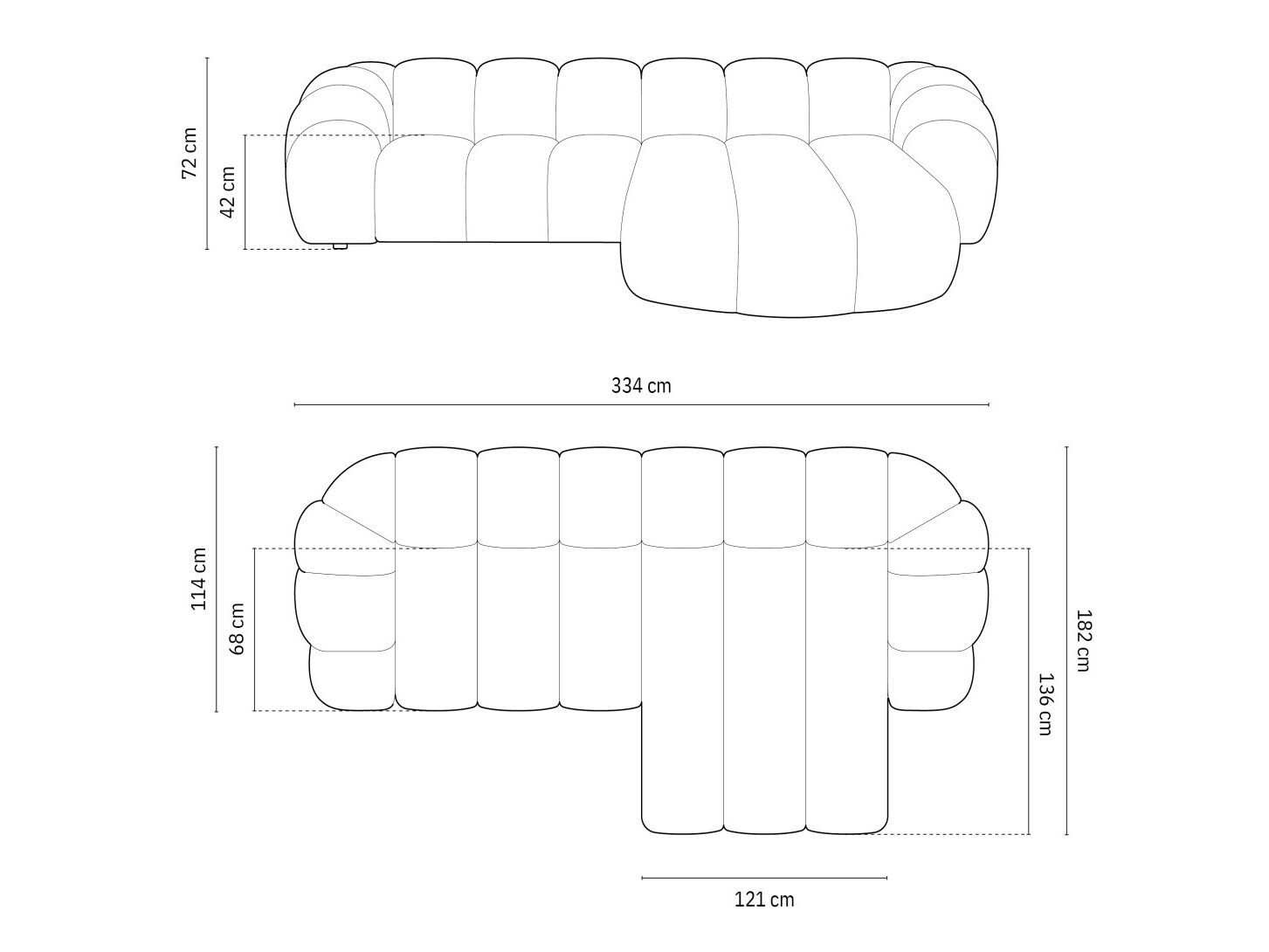 Kutna garnitura Cirnolu 103 (Bubble 17)