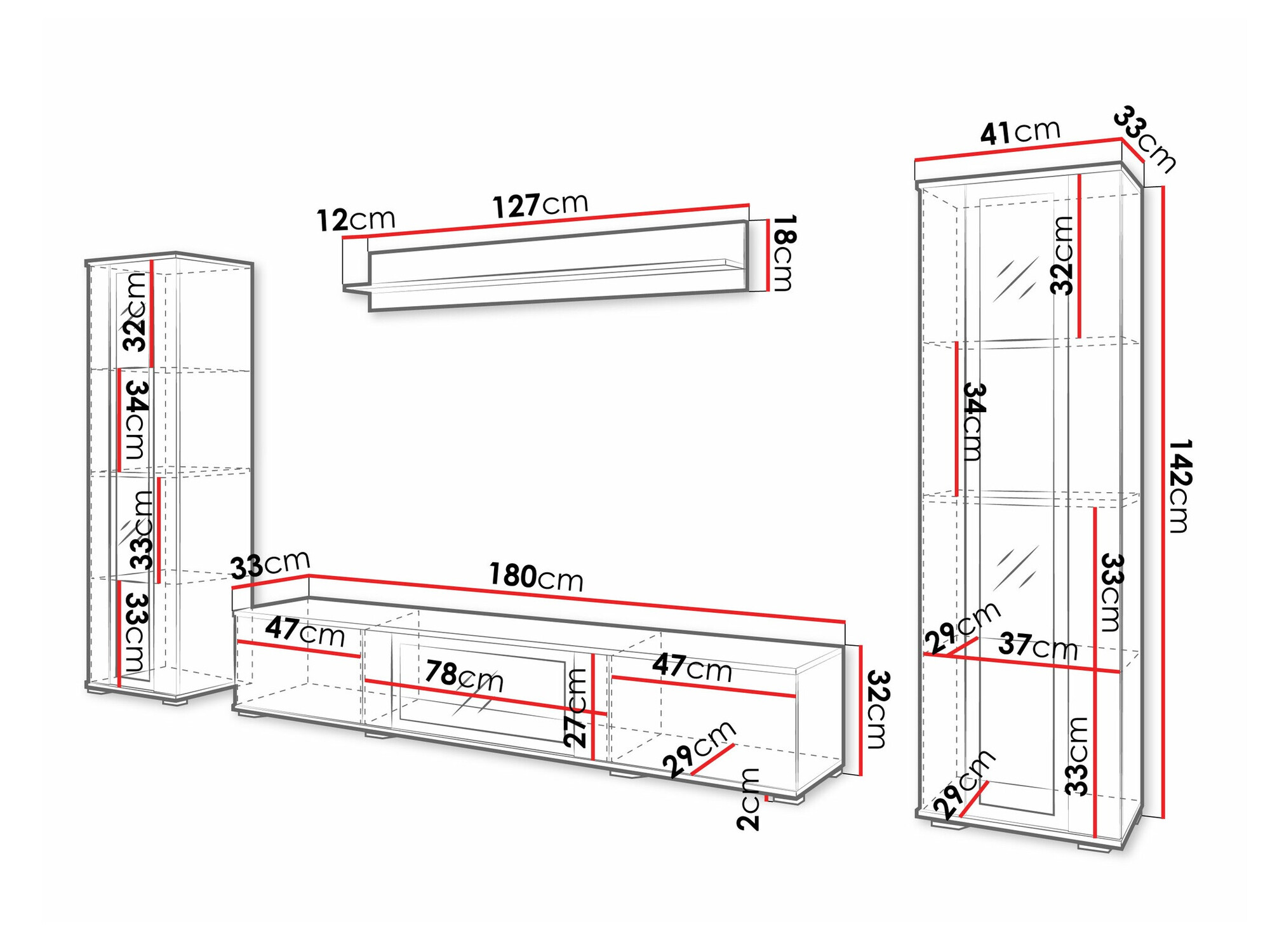 Set za dnevni boravak Torcame 103 (Hrast Wotan)