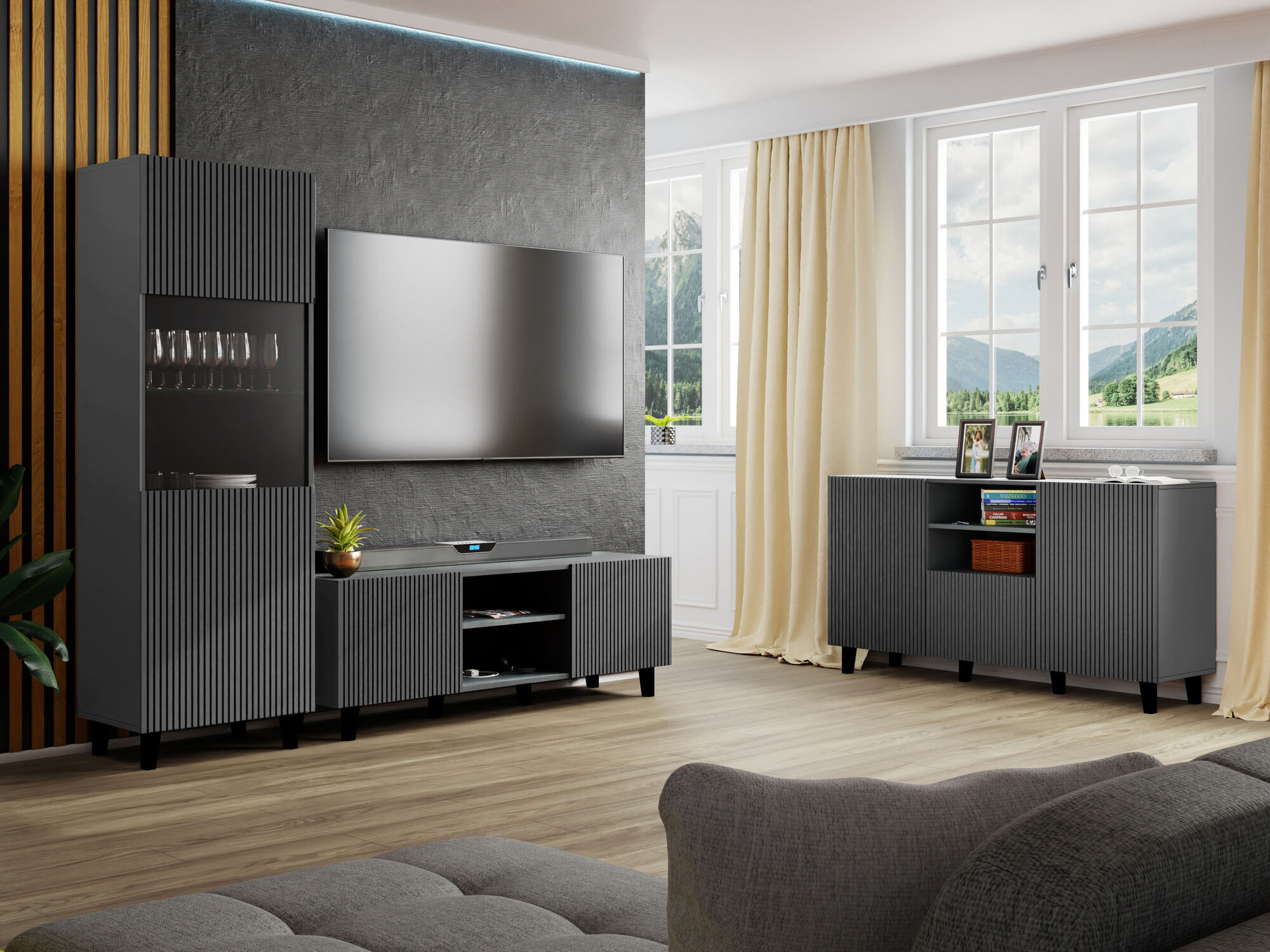 Dnevni boravak Remeta 111 (Antracit)