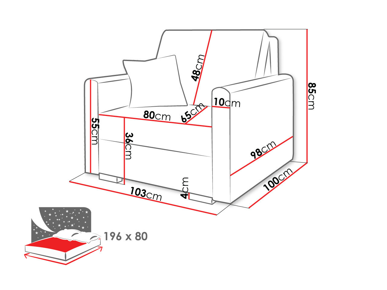 Fotelja Solrin I (Tilia 17)