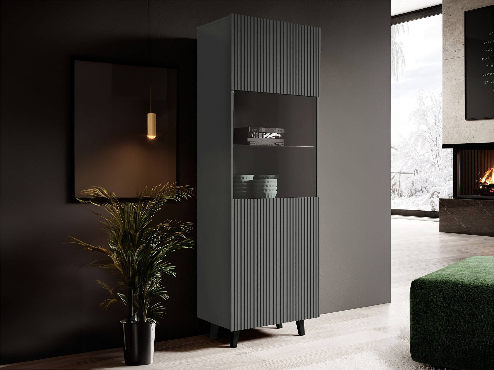 Polica Remeta 105 (Antracit)