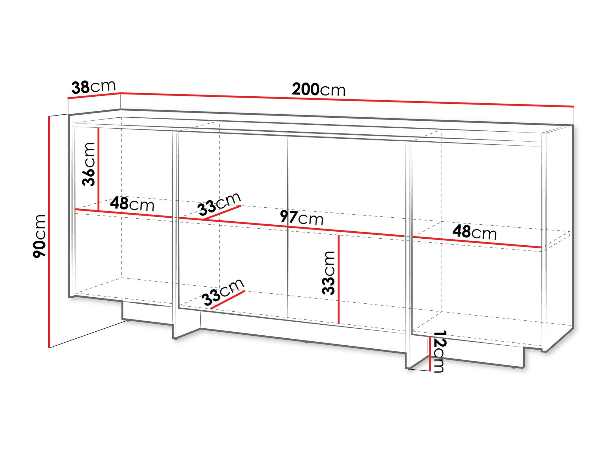 Ormarić Parma 104 (Hrast)