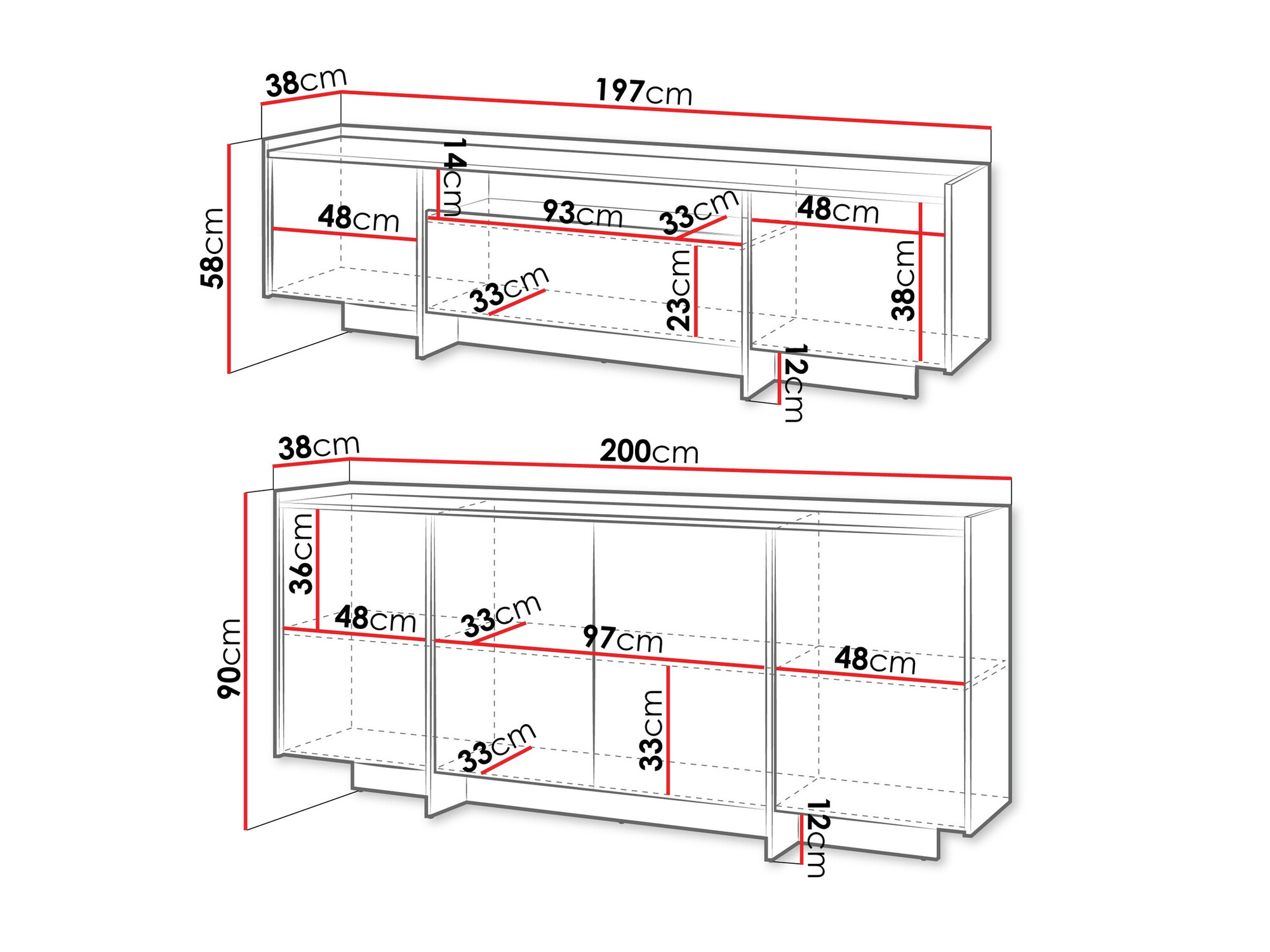 Set za dnevni boravak Parma 107 (Hrast)