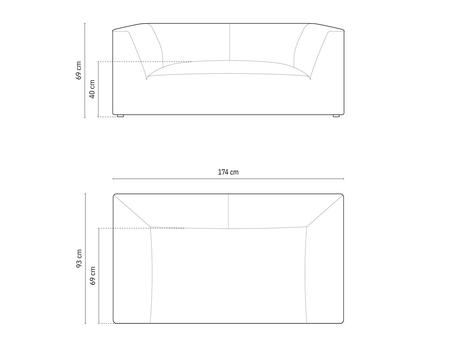 Sofa Vermaru 100 (Scala Crna)