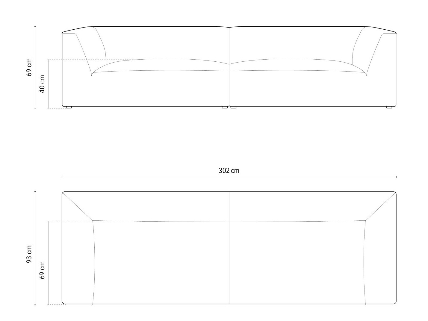 Kauč Vermaru 102 (Scala Antracit)