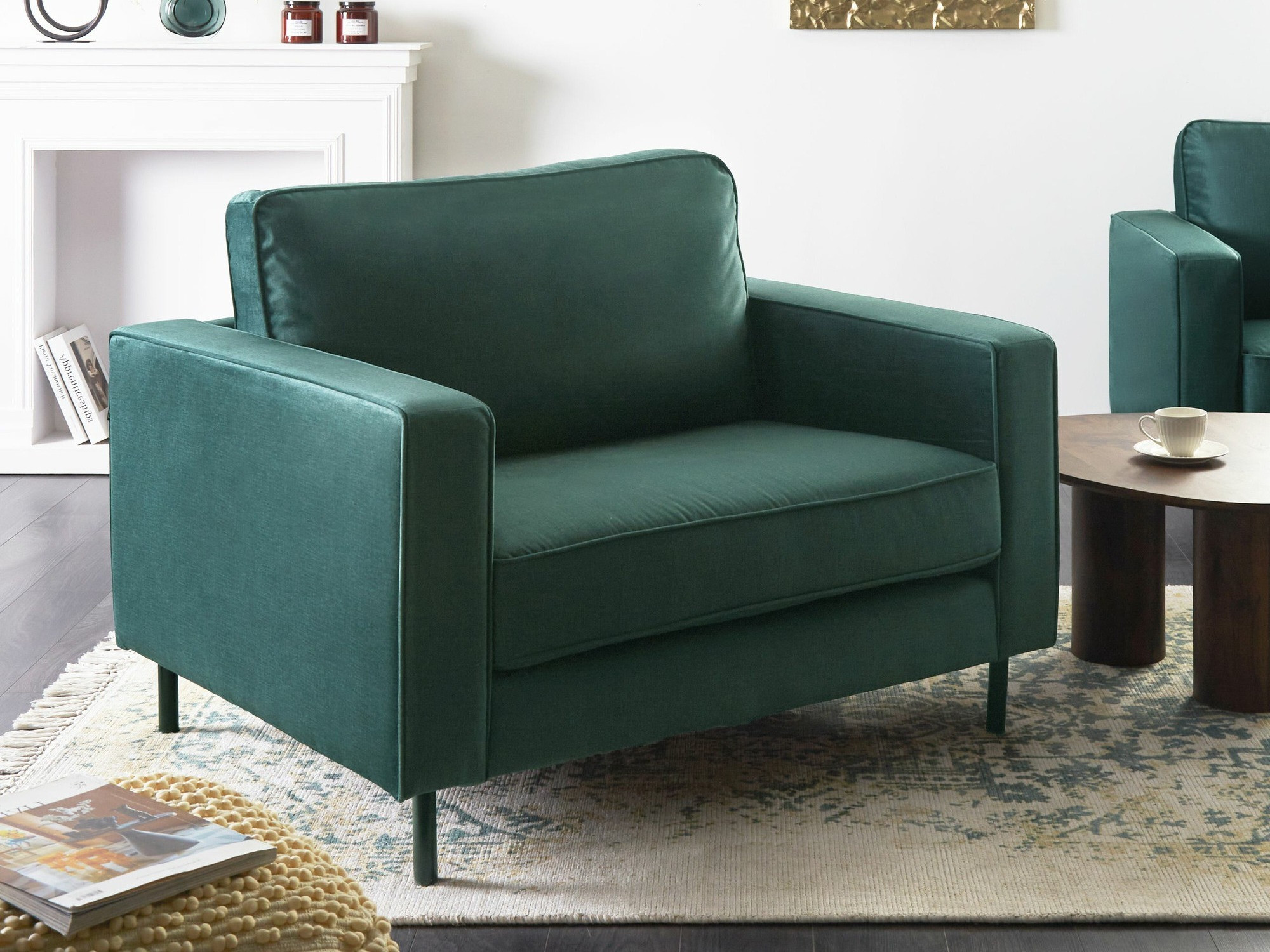 Fotelja Berwyn 766 (Tamnozelena)