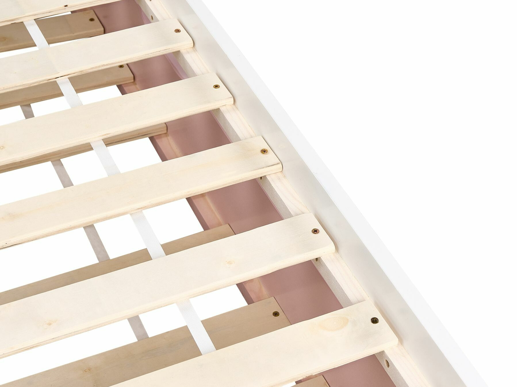 Krevet Berwyn 2289 (Bijela + Ružičasta)