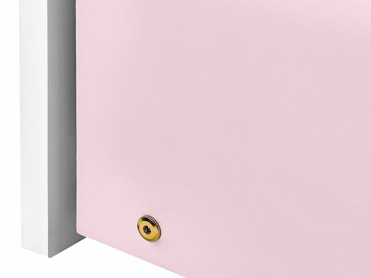 Krevet Berwyn 2289 (Bijela + Ružičasta)