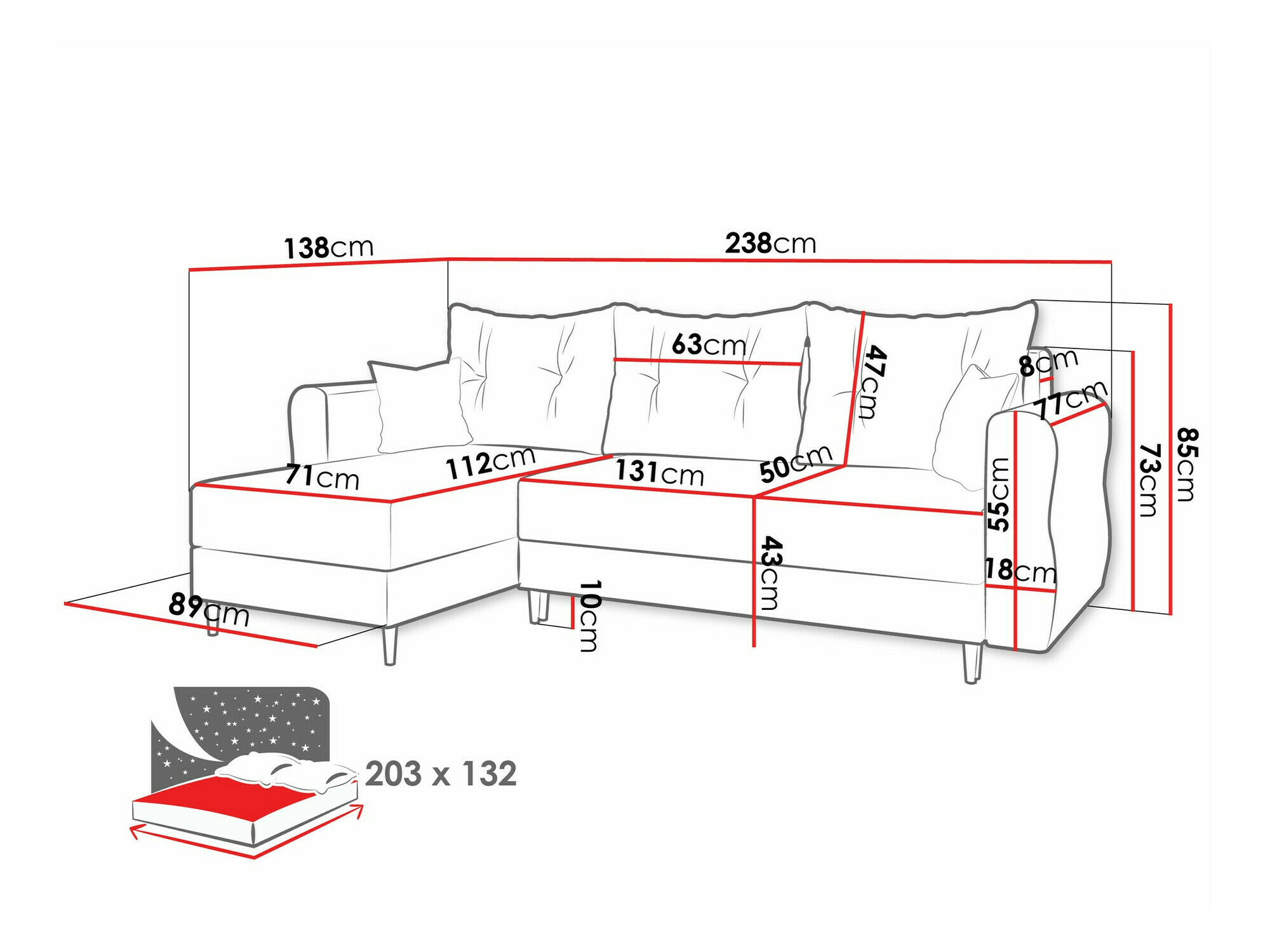 Kutna garnitura Veldala 102 (Manila 37)