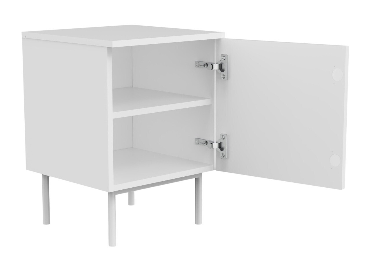 Noćni ormarić Burleson 109 (Bijela)