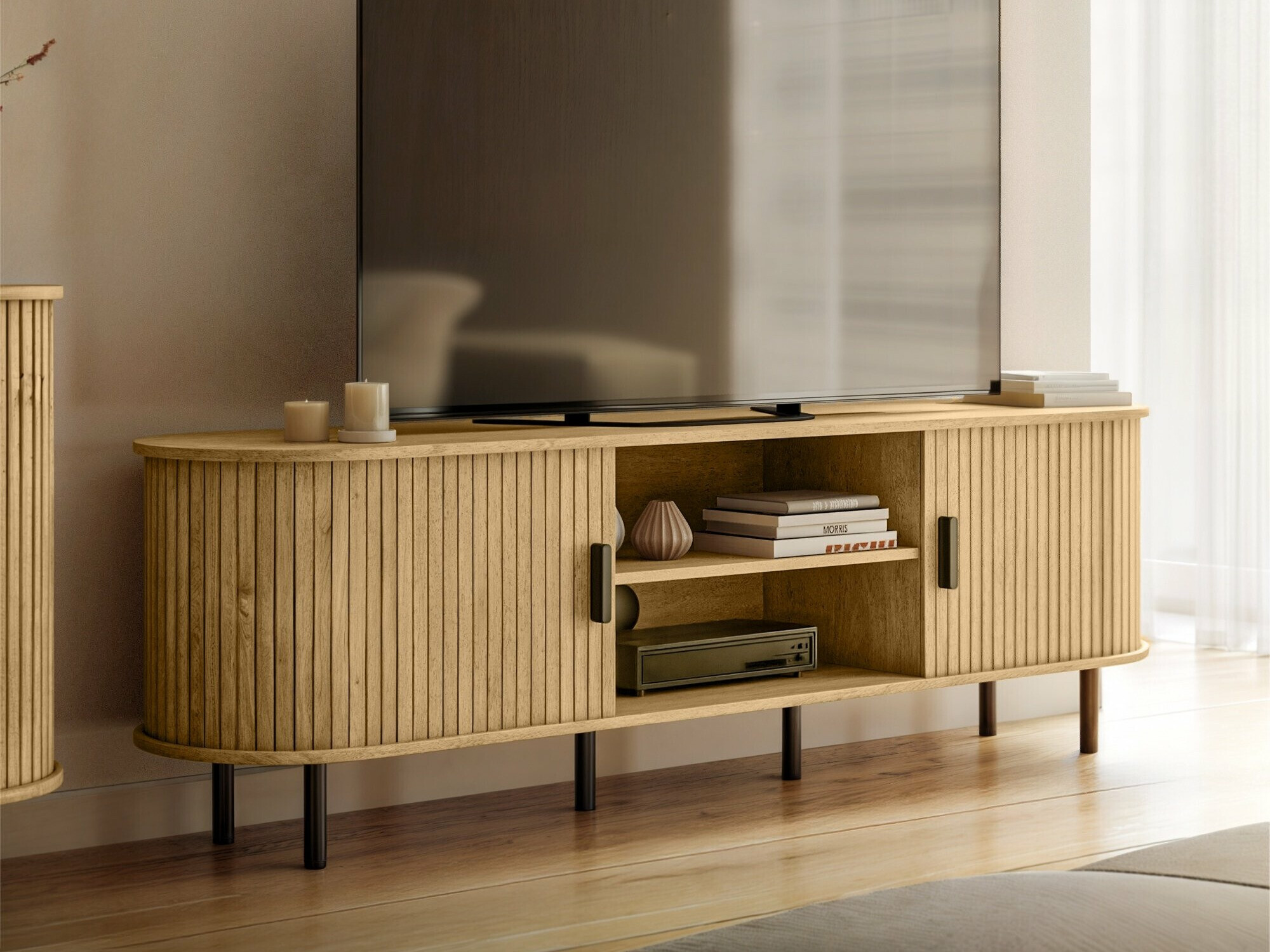 TV stol Burleson 114 (Hrast)