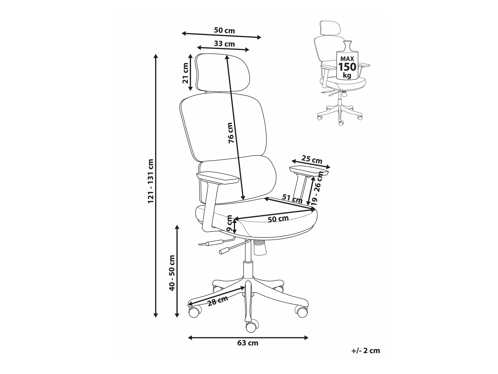 Uredska stolica Berwyn 2694