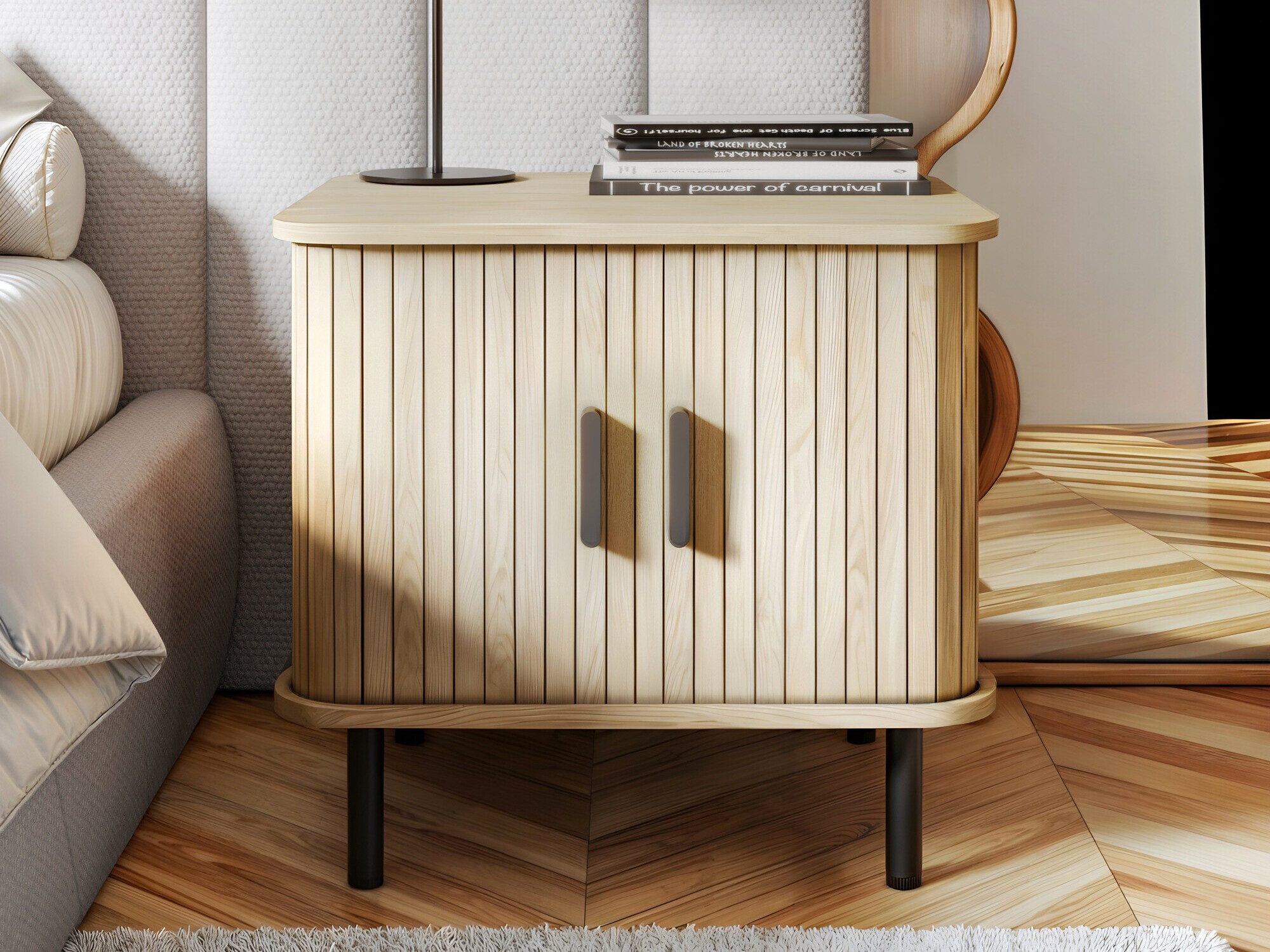 Noćni ormarić Burleson 119 (Hrast)