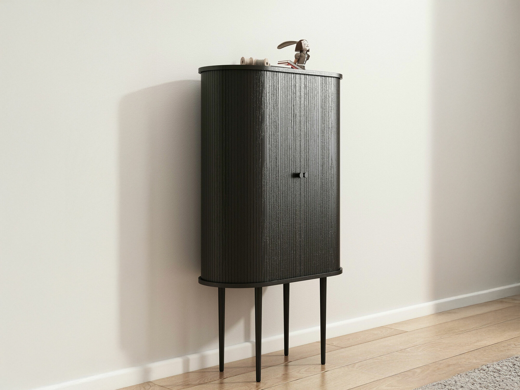 Ormarić Burleson 104 (Crna)