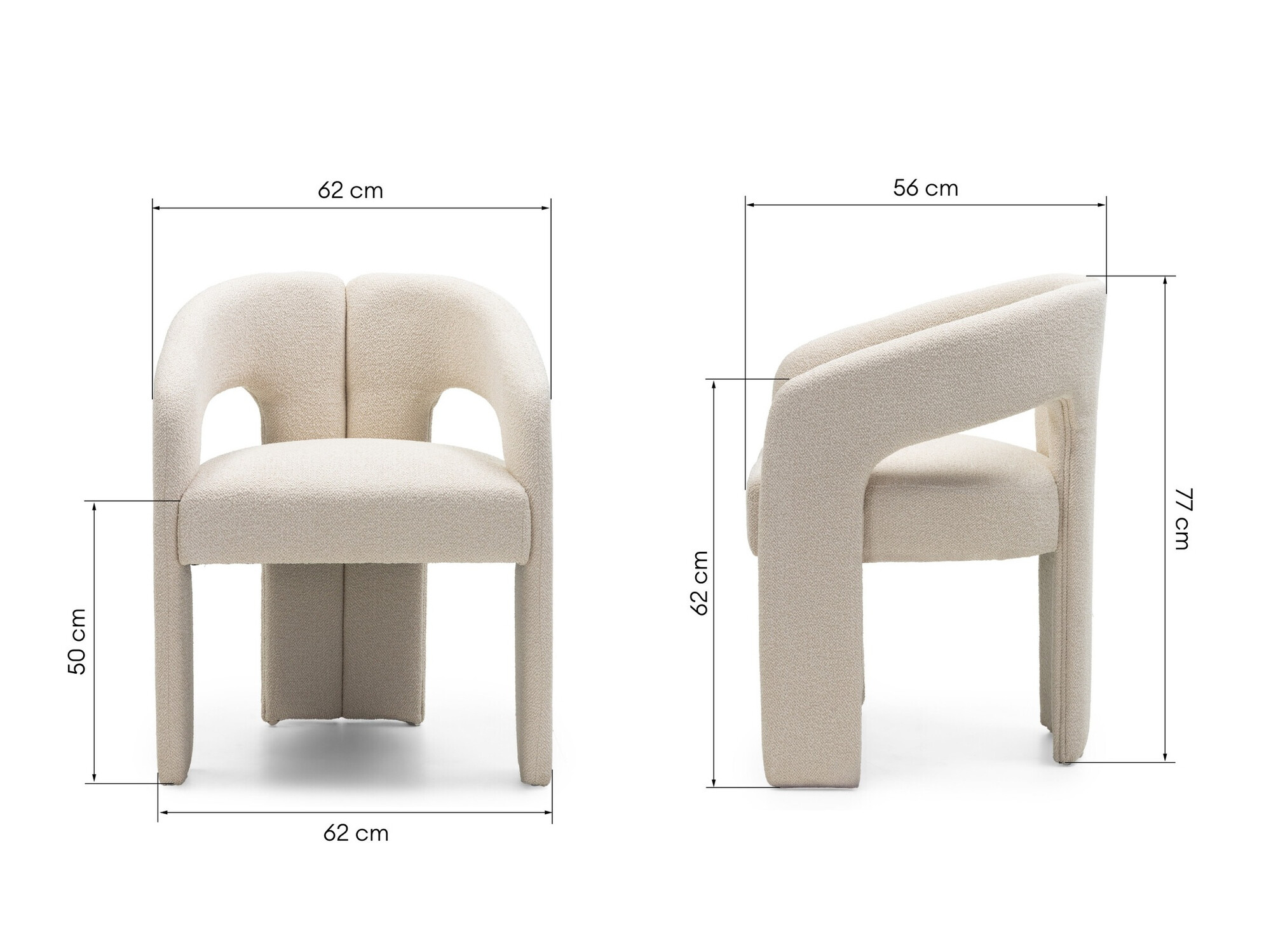 Stolica Burleson 125 (Bež)