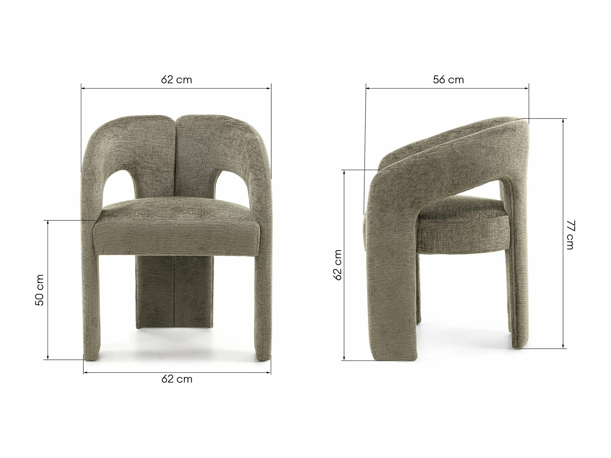 Stolica Burleson 125 (Zelena)