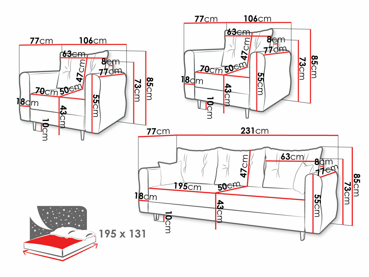Tapecirani namještaj Veldala 106 (Manila 02)