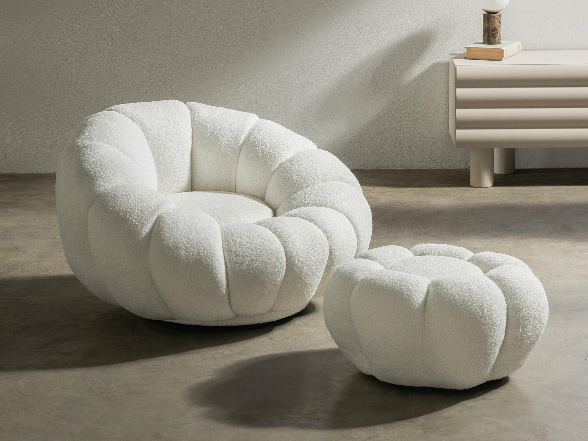 Fotelja Burleson 152 (Bijela)