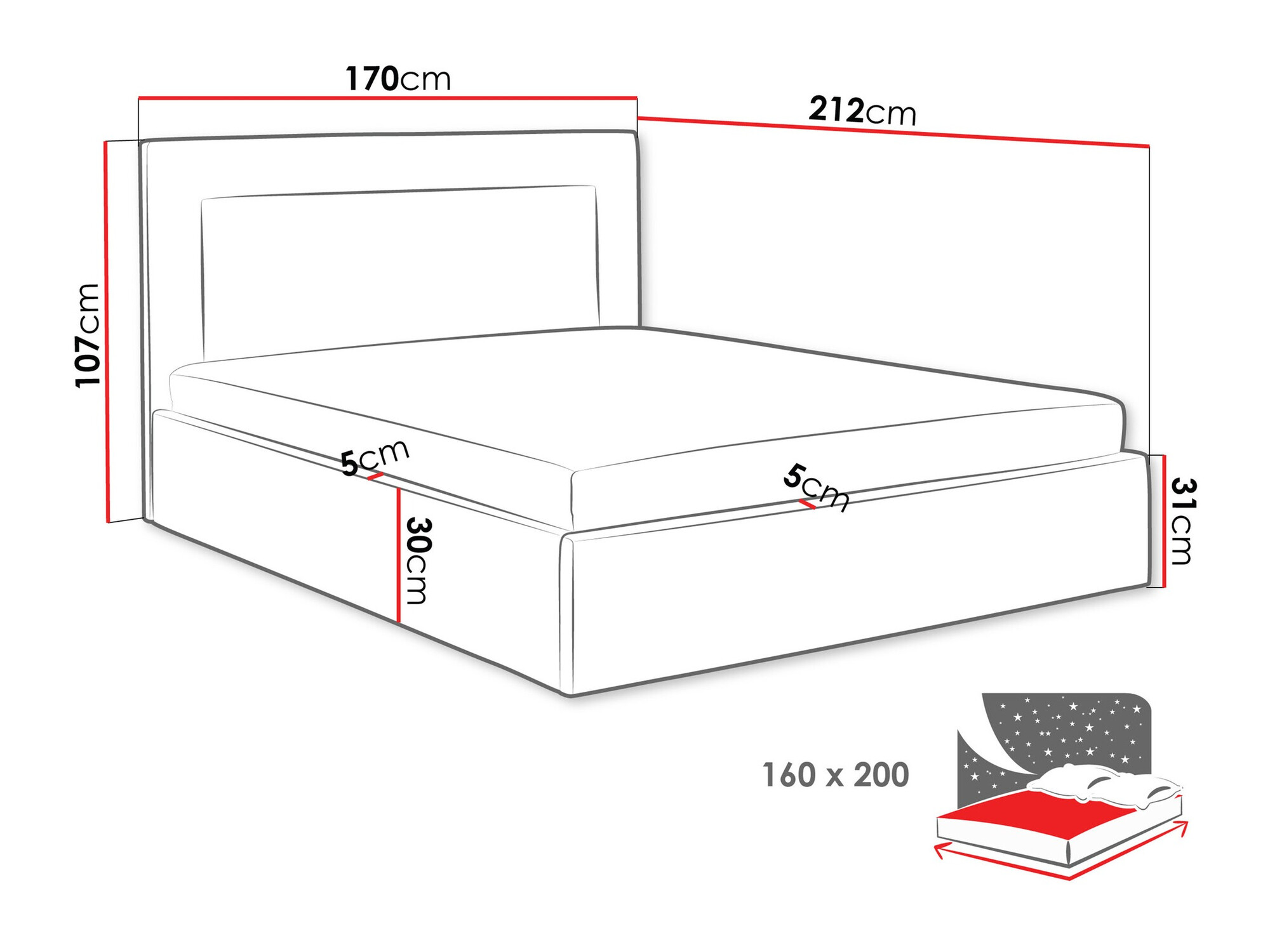 Krevet Arsura (Coral 15)