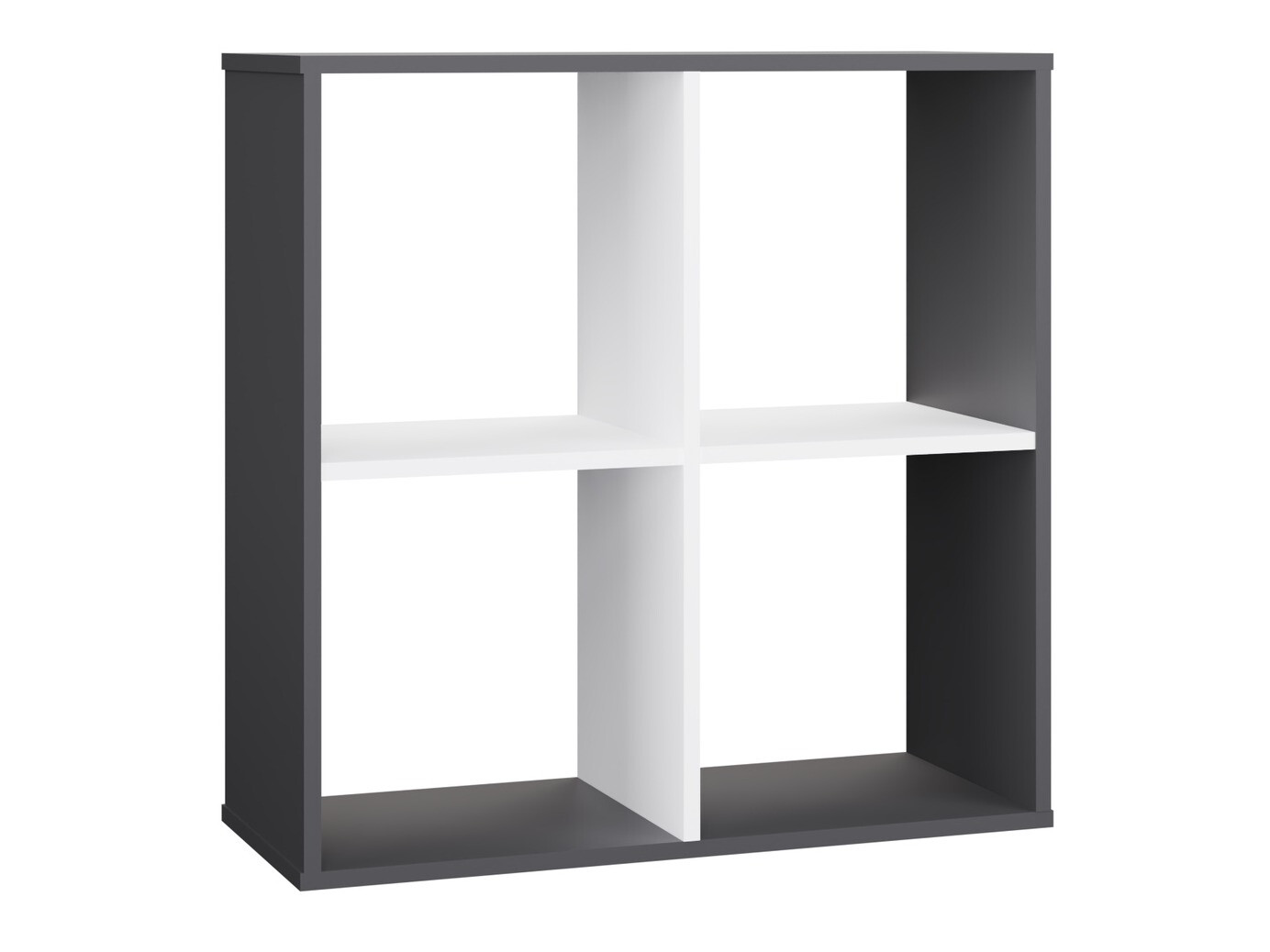 Polica Mandeville 285 (Bijela + Antracit)