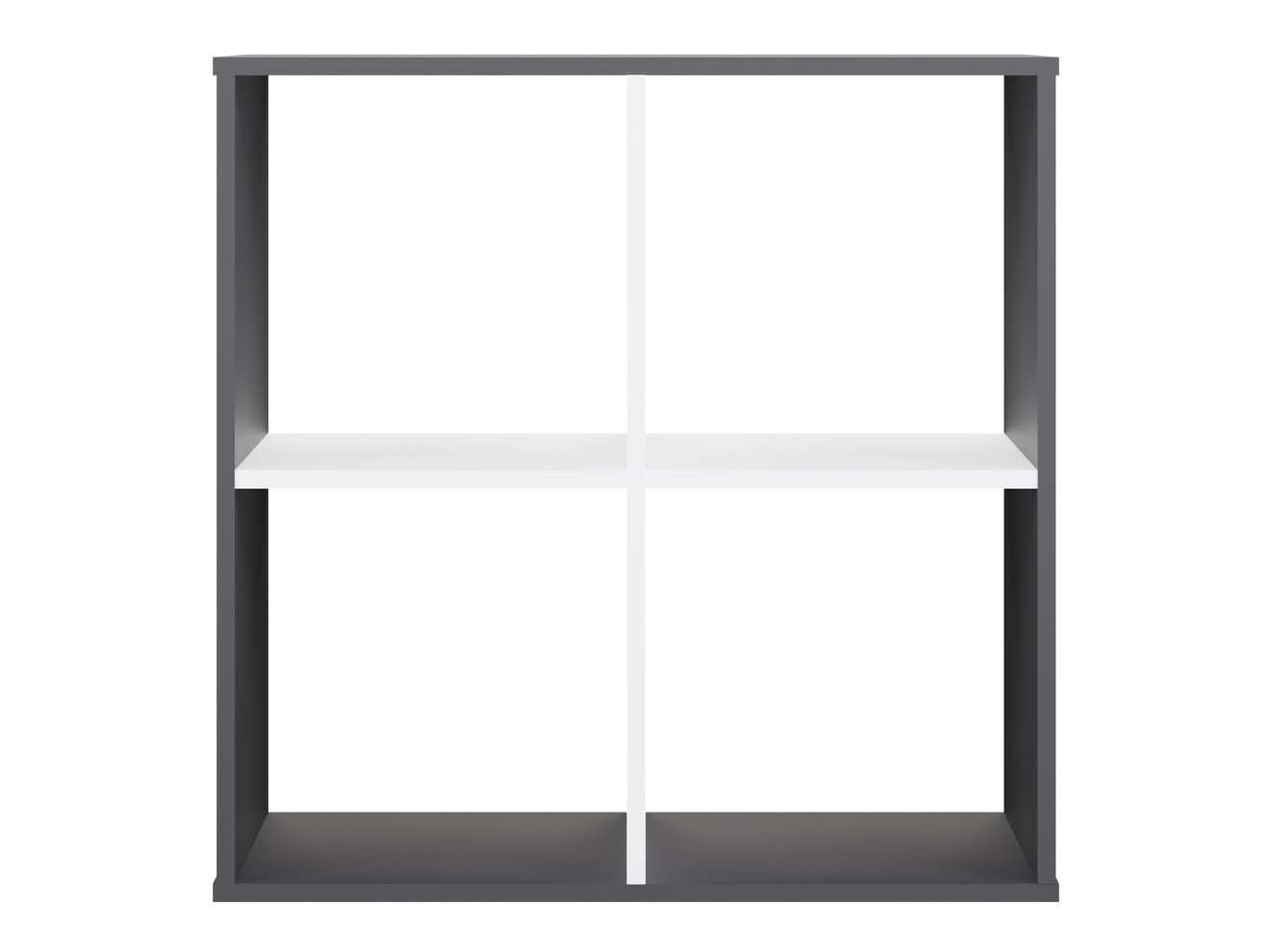 Polica Mandeville 285 (Bijela + Antracit)