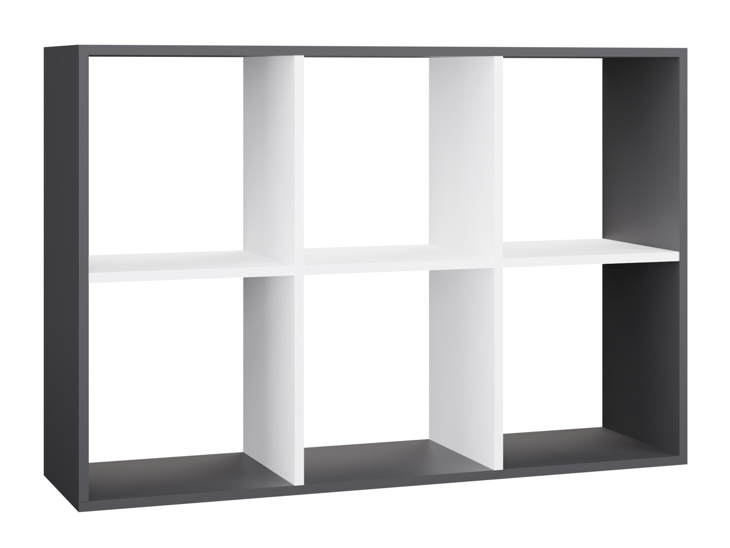 Polica Mandeville 287 (Bijela + Antracit)