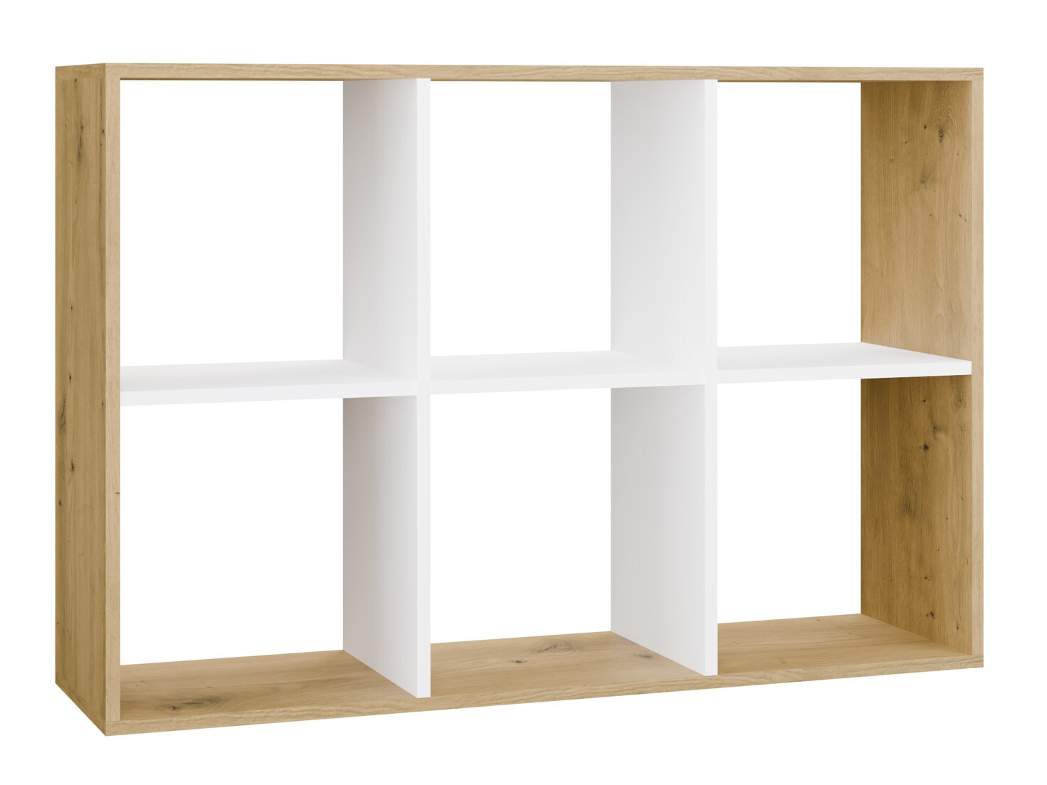 Polica Mandeville 287 (Bijela + Artisan hrast)