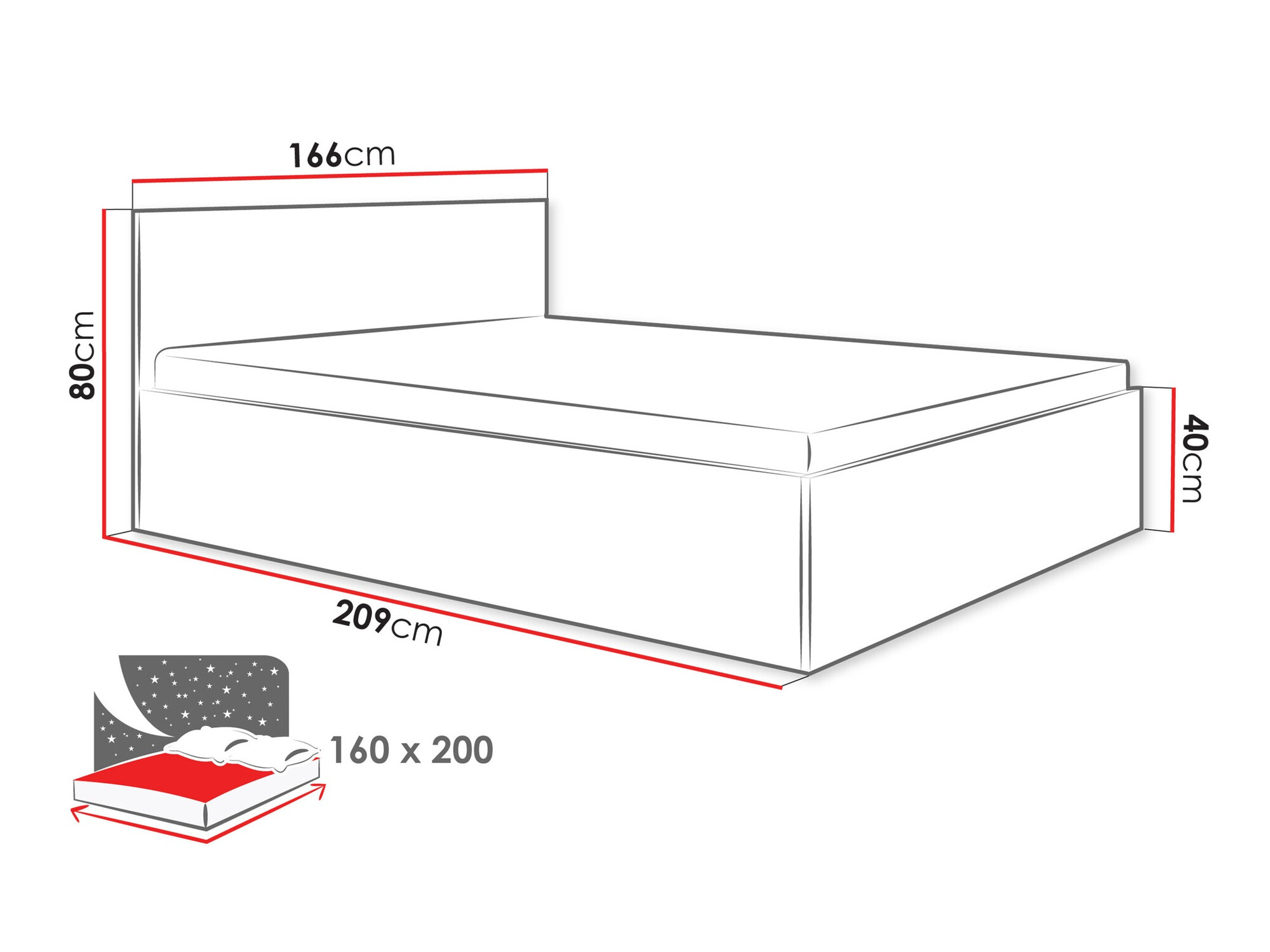 Krevet Comfivo Papilio