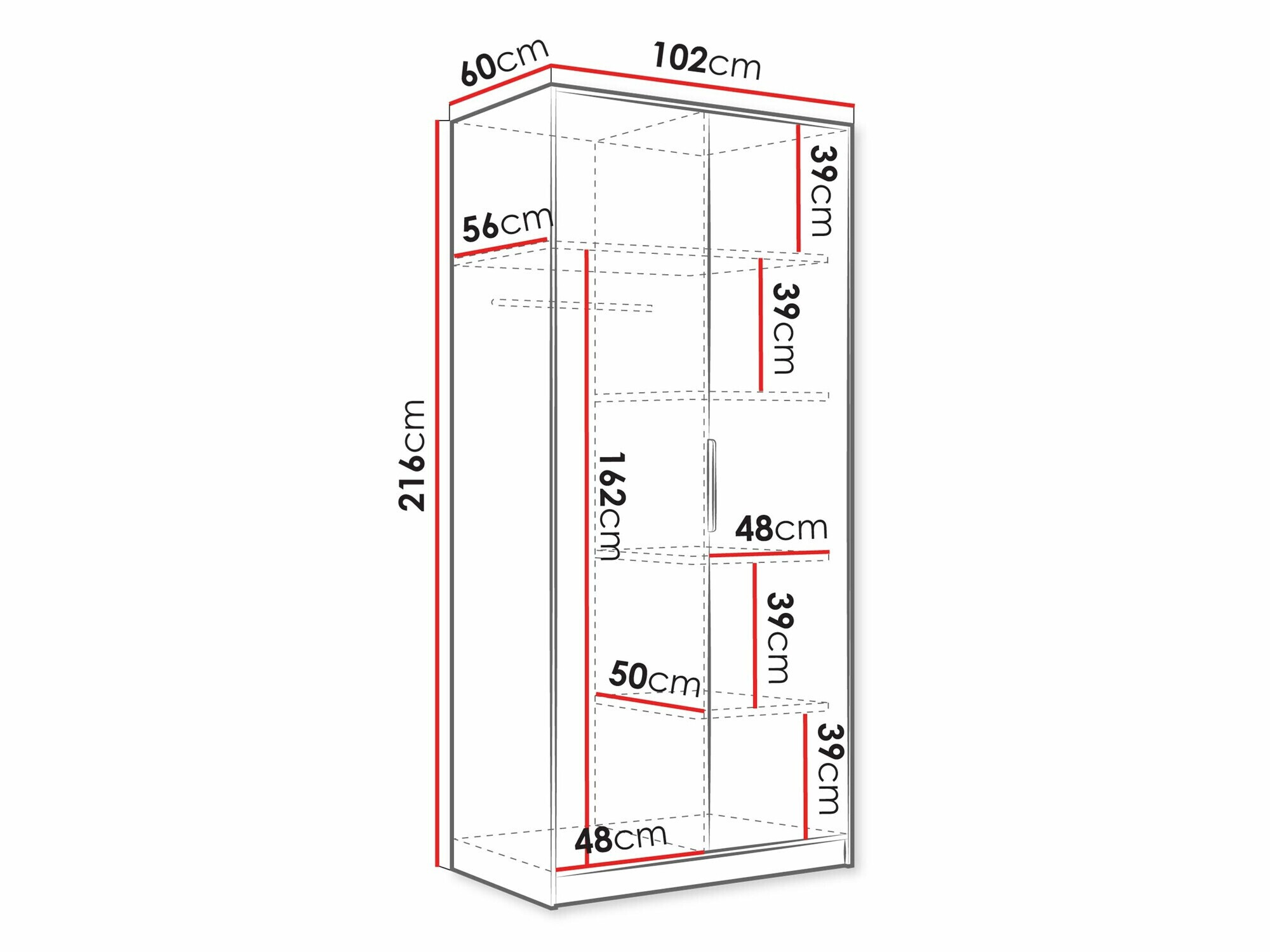 Ormar Comfivo Larmire 122 (Bijela)