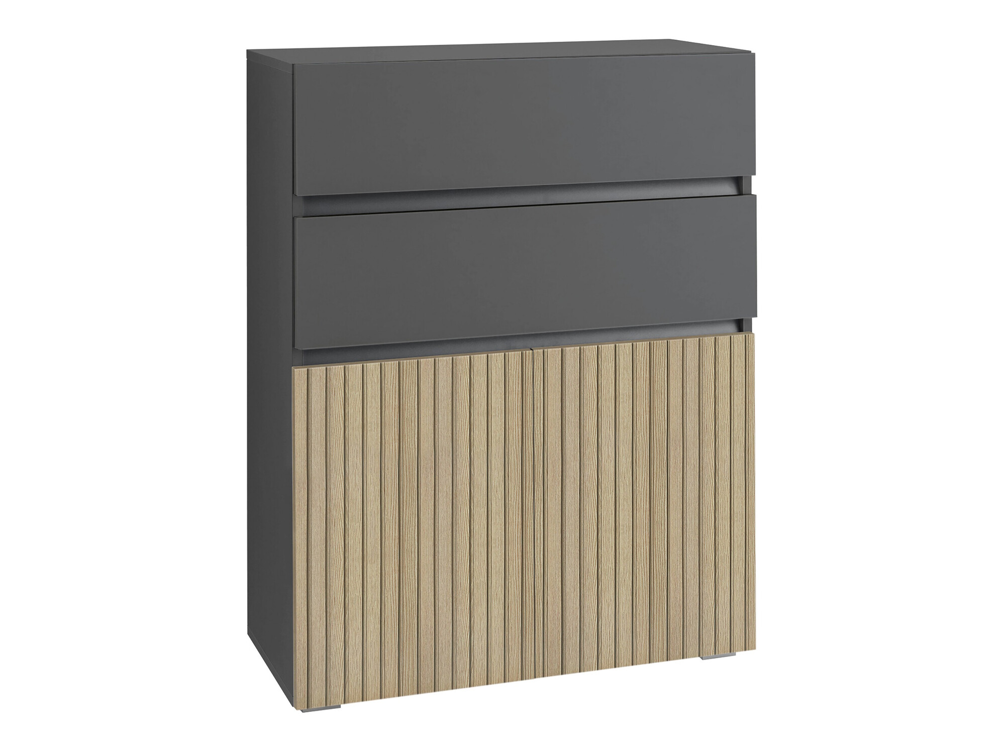 Samostojeći kupaonski ormarić Soncamu 101 (Antracit + Svijetli hrast)