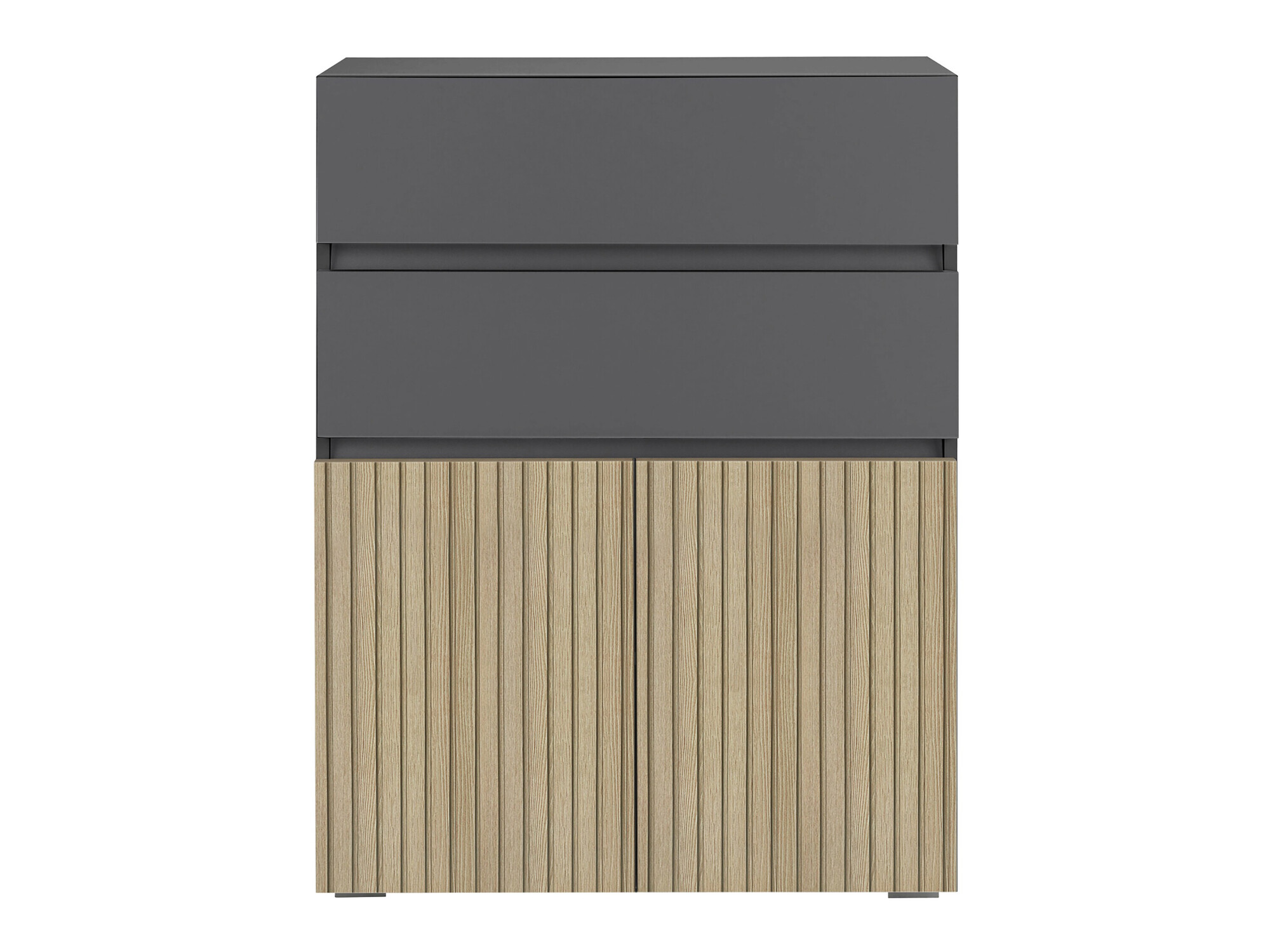 Samostojeći kupaonski ormarić Soncamu 101 (Antracit + Svijetli hrast)