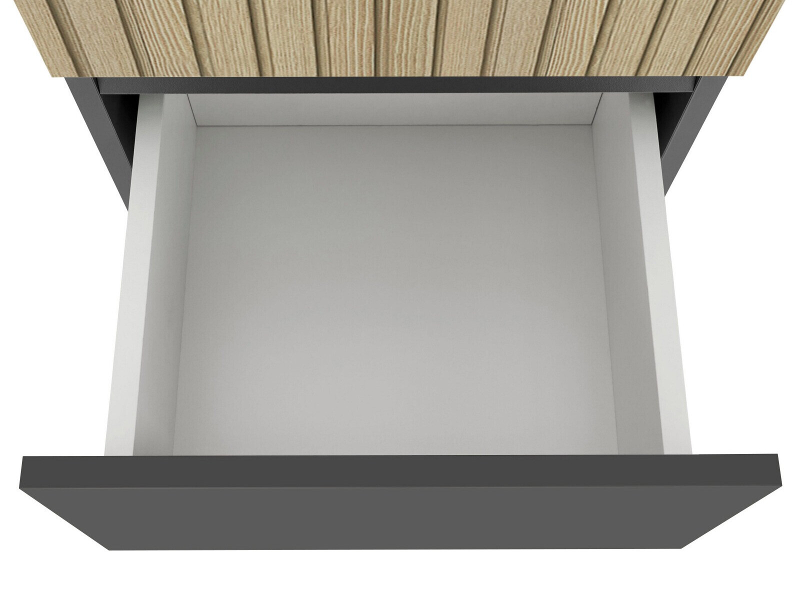 Samostojeći kupaonski ormarić Soncamu 102 (Antracit + Svijetli hrast)