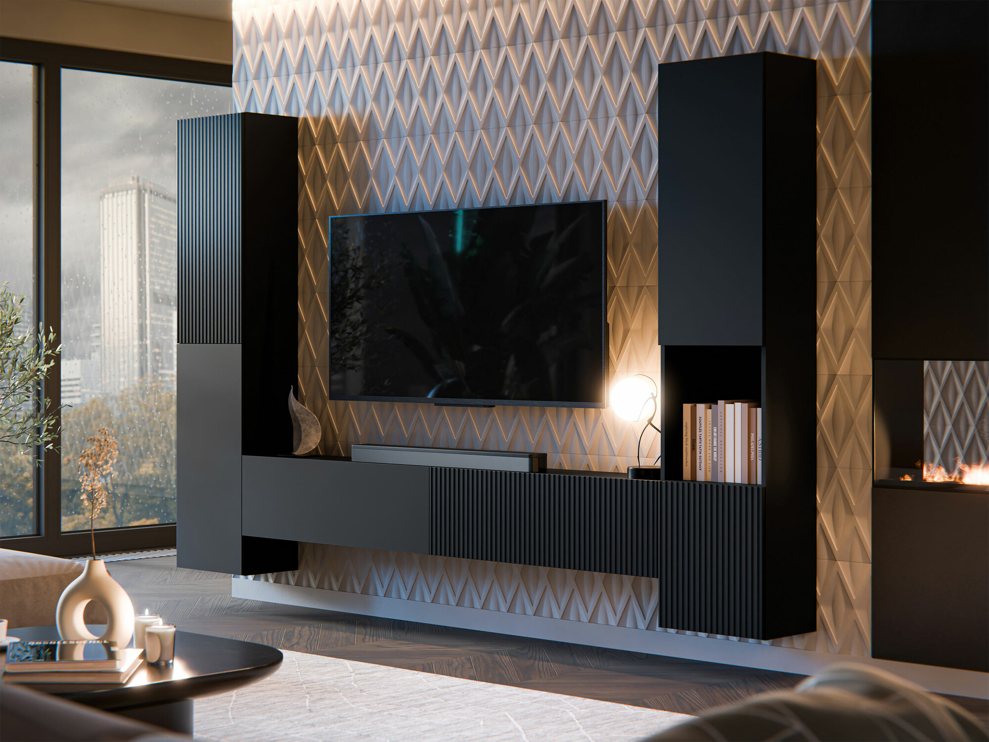 Set za dnevni boravak Species I (Crna)