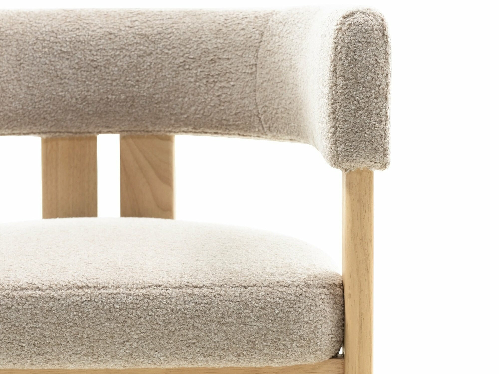 Stolica Burleson 176 (Krem + Svijetlo drvo)