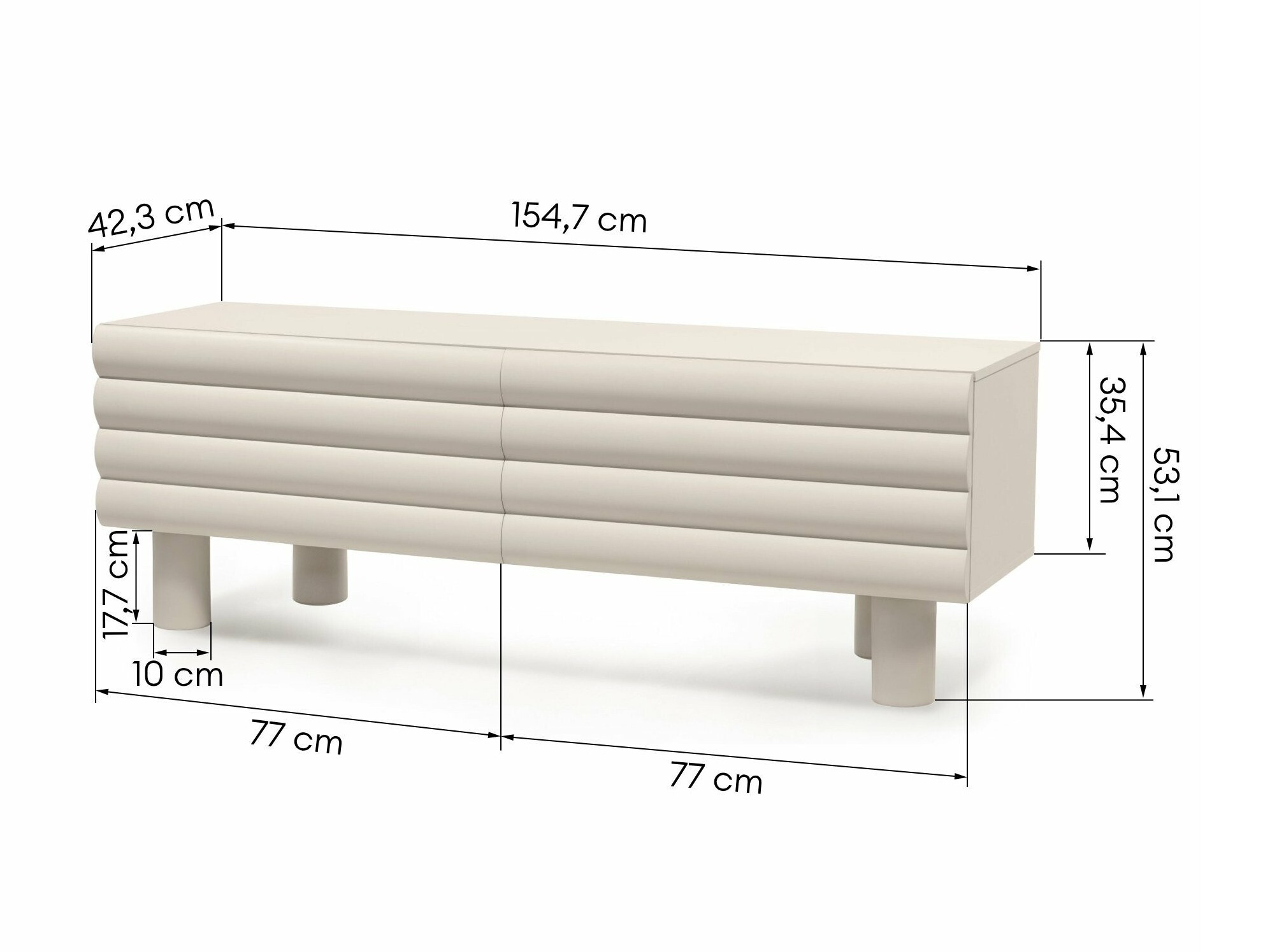 TV stol Burleson 170